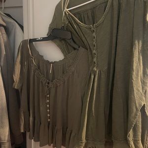 Free people lot of 2 top Ashley Hanley